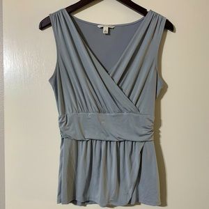 Banana Republic silky blouse light grey